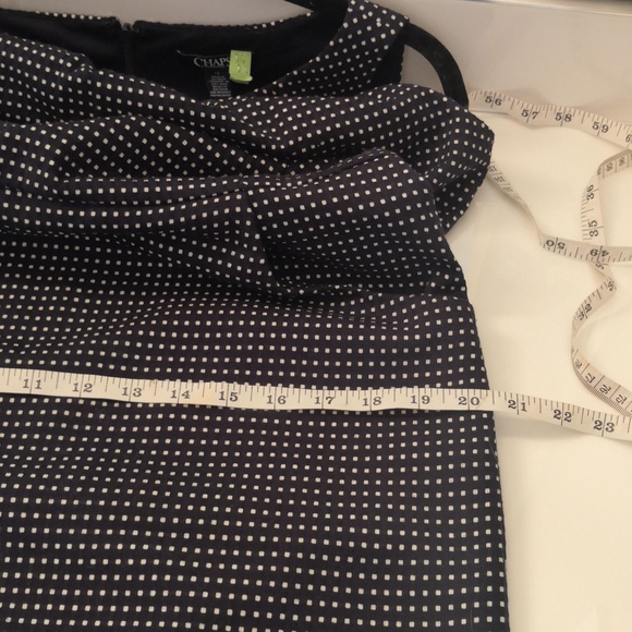 Chaps PolkaDot Dress, sz 12 - Picture 9 of 12